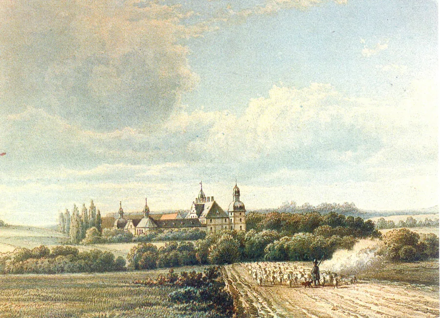Historisches Gemälde von Schloss Eringerfeld